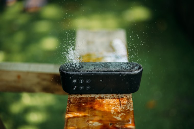 Waterproof speaker product page